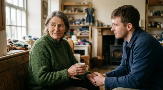 Tall passenger struggling with limited legroom in standard wheelbase vehicle